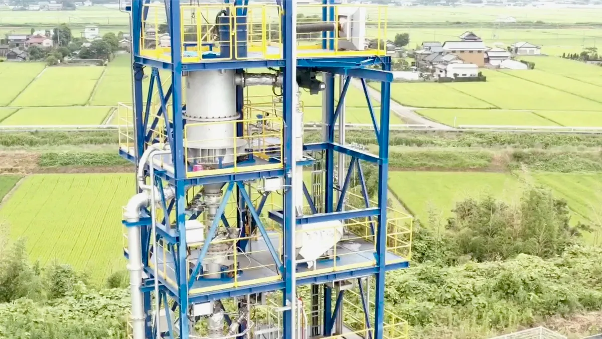 Ways2H waste-to-hydrogen demonstration unit in Joso, Japan