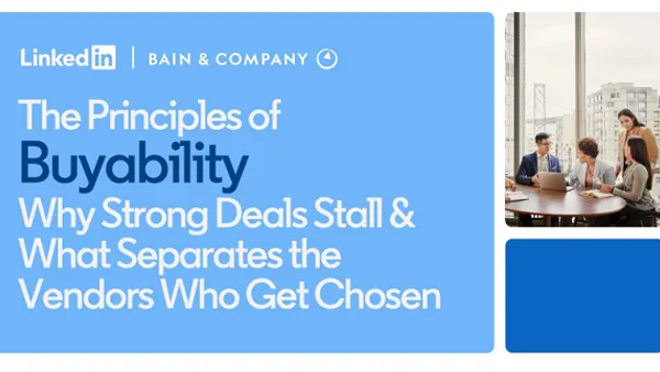 Linkedin B2B buyability report