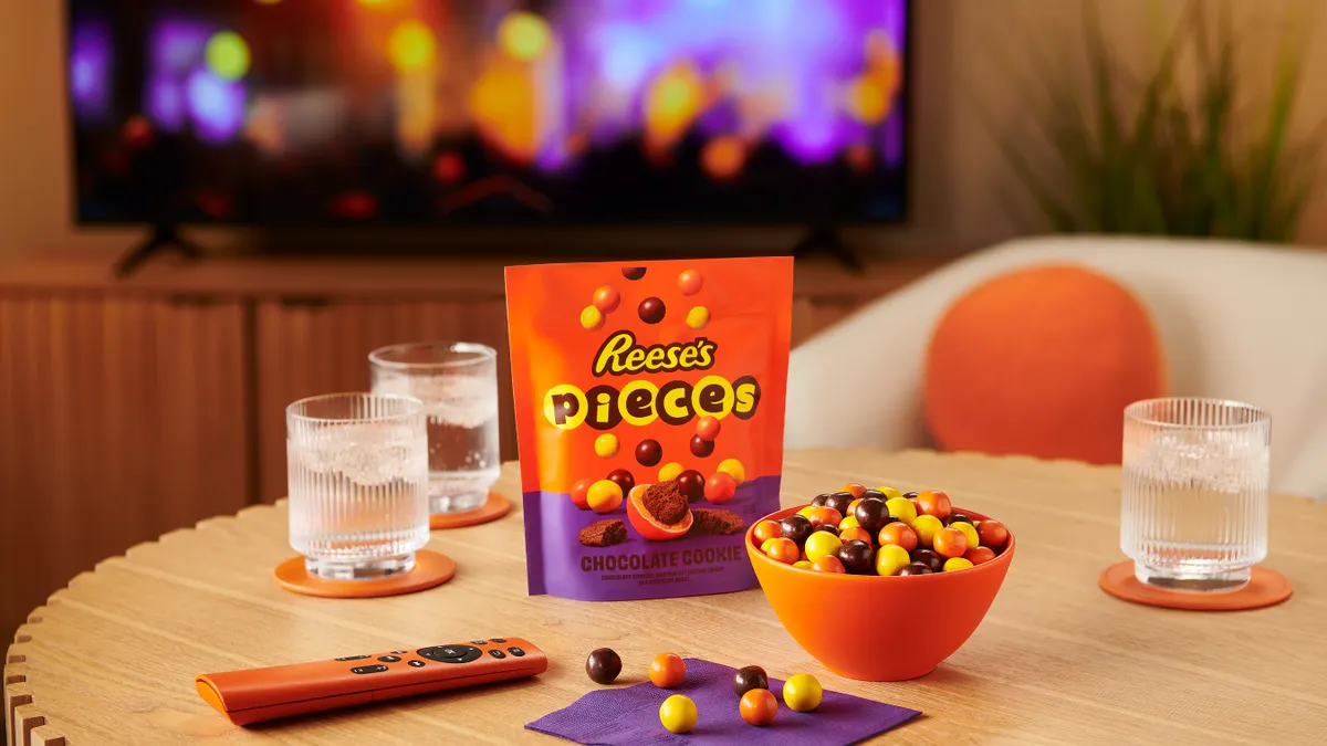Reese's Pieces with Chocolate Cookie