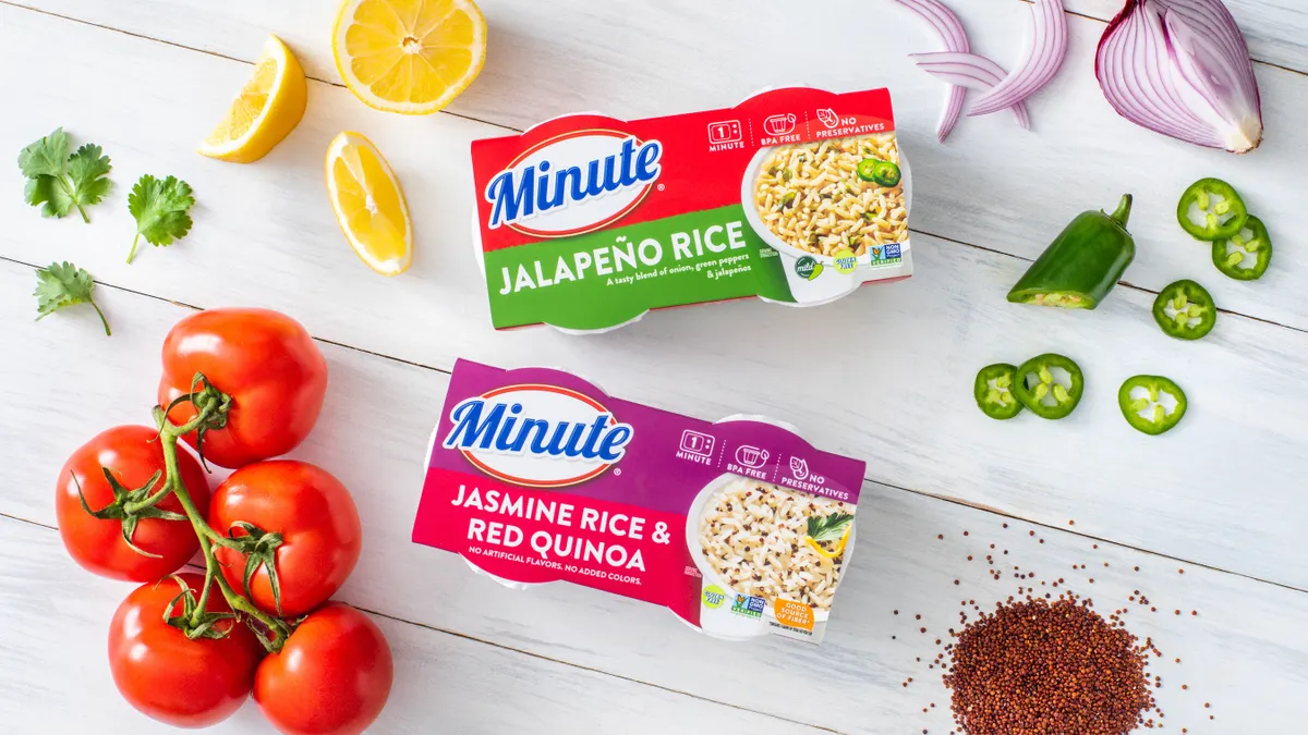 Riviana's Minute Rice microwavable cups