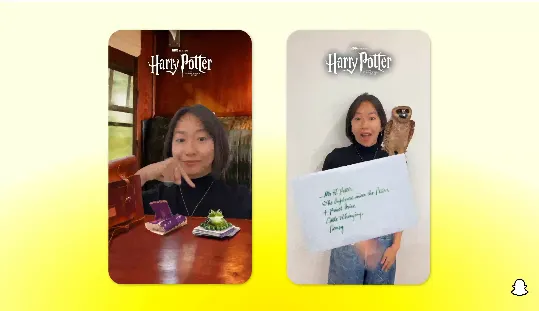 Harry Potter Snapchat