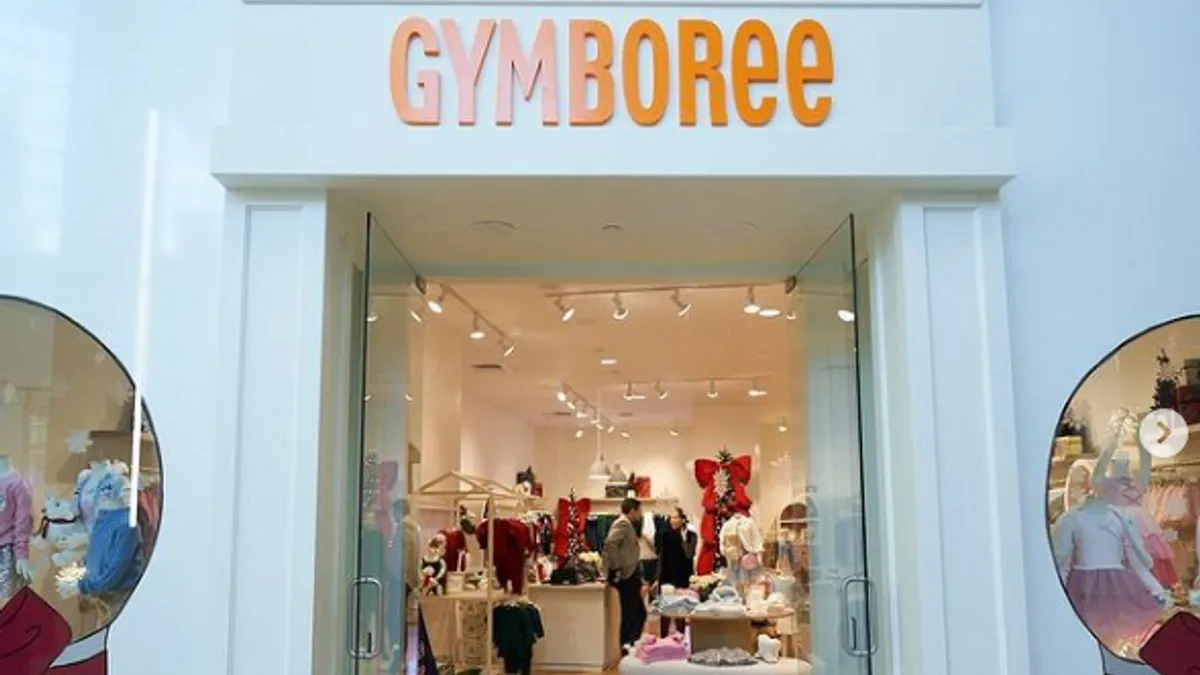 Gymboree storefront in New Jersey