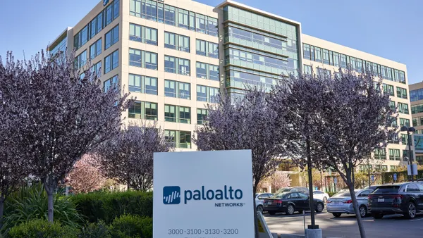 American cybersecurity company Palo Alto Networks headquarters in Santa Clara, California.