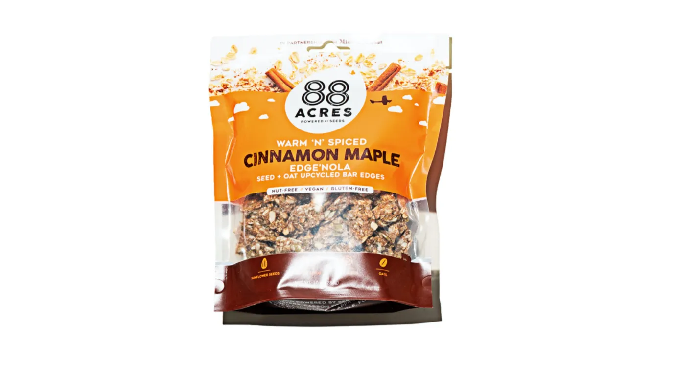 Upcycled granola produced by 88 Acres for Misfits Market