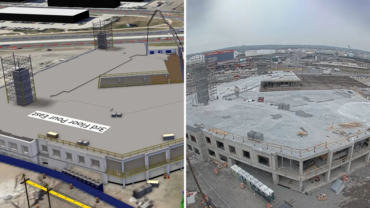 Arc Building Partners’ Bayonne 1 Project – cmBuilder Digital simulation to real world comparison