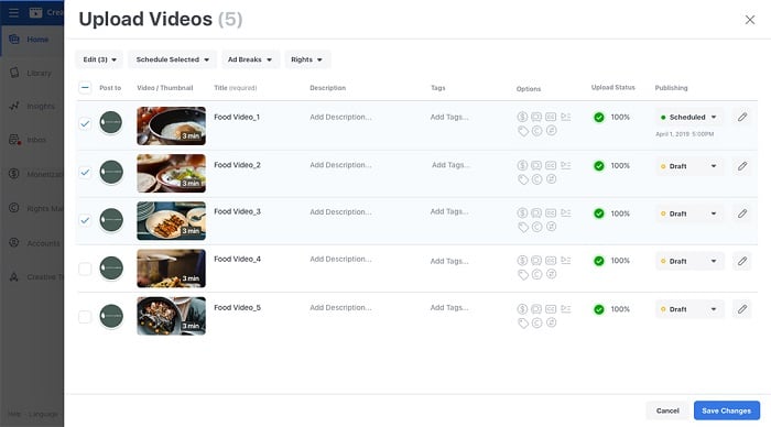 Bulk uploader