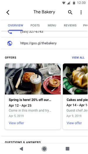 Google offers example