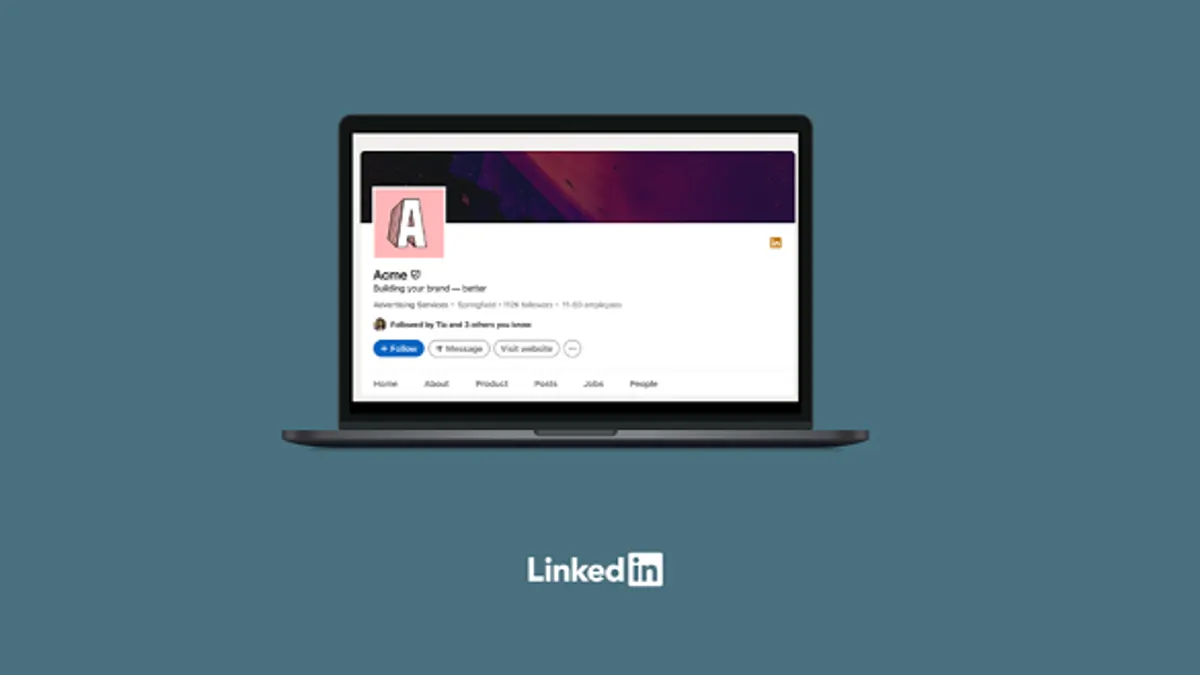 LinkedIn executive verification