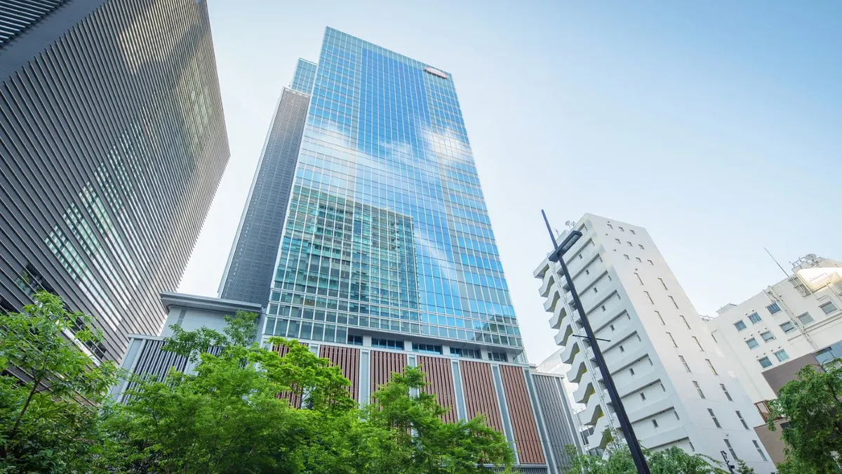 Photo of Takeda Pharmaceutical's global headquarters in Japan.