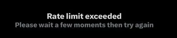 Twitter usage limits