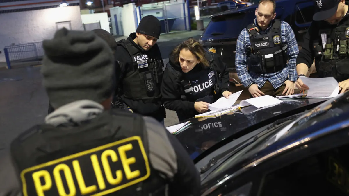 ICE agents enter business as part of immigration raid