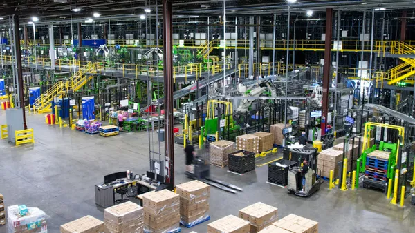 A walmart distribution center with a Symbotic automation system. Provided July 20.