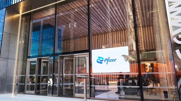 Pfizer HQ entrance