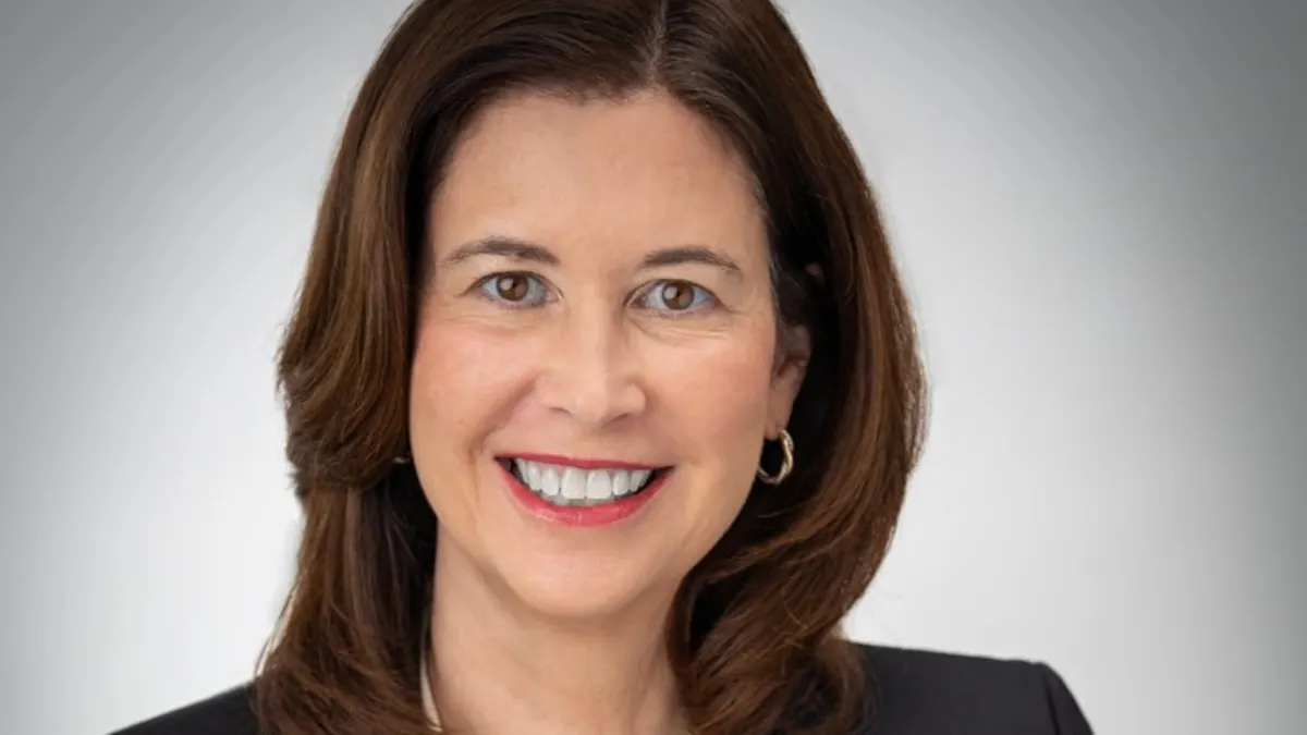 A portrait of Danaher CEO Julie Sawyer Montgomery.