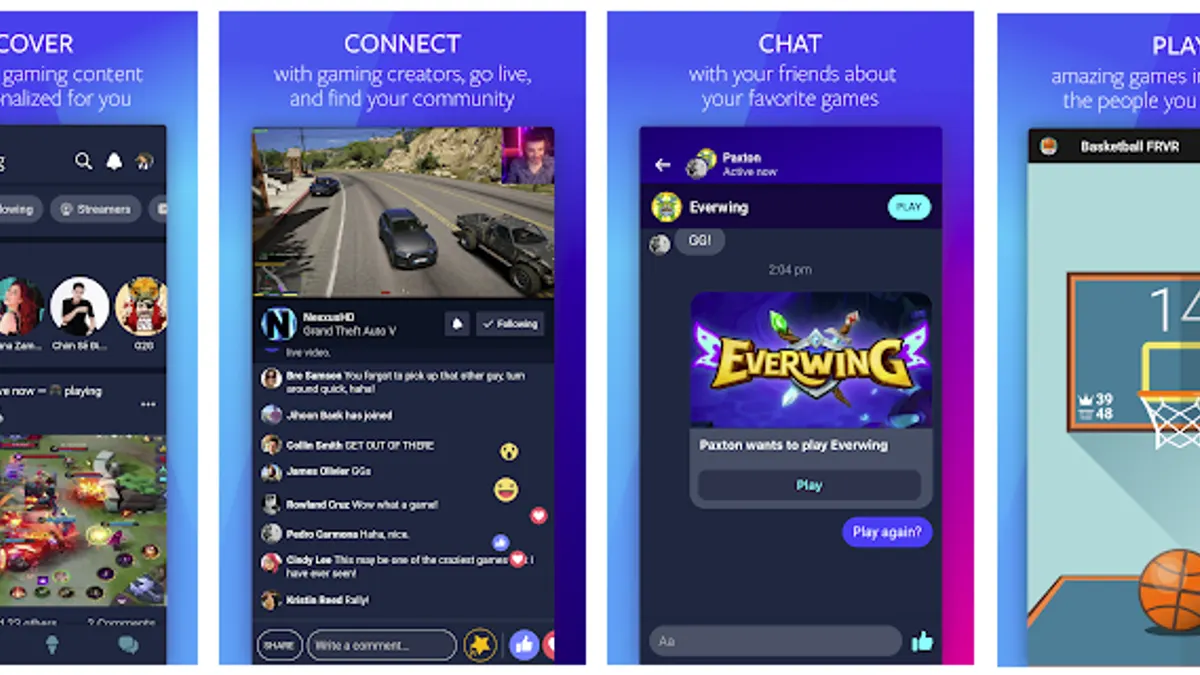 Facebook Gaming App