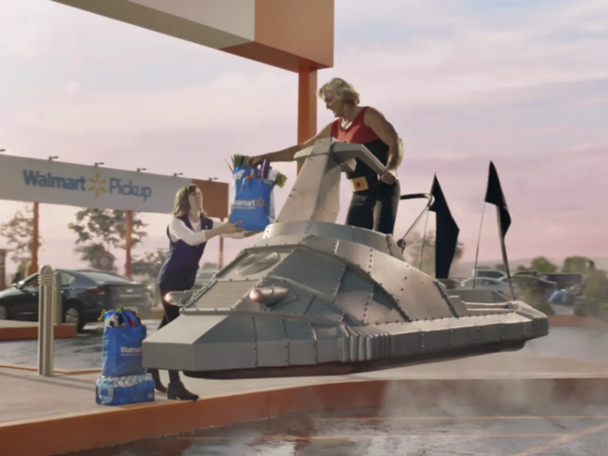 Walmart's 1st Super Bowl ad touts pickup service with famous