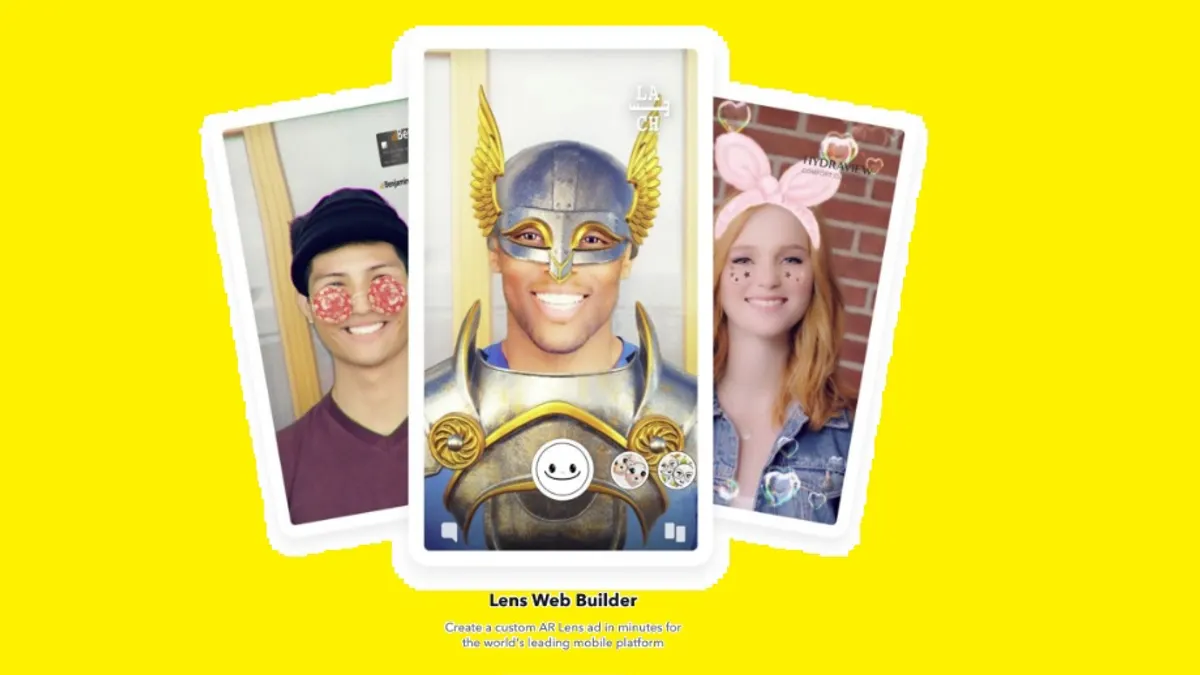 Snapchat Lens Web Builder