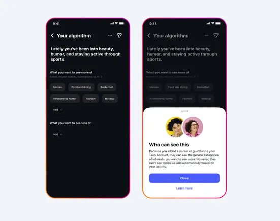 Meta updates parental supervision tools