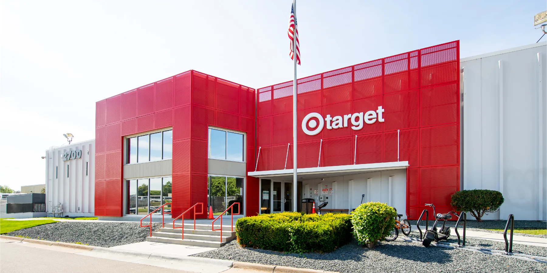 Exterior of a Target sortation center