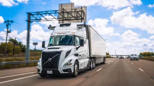 Volvo Aurora driverless truck Oklahoma City