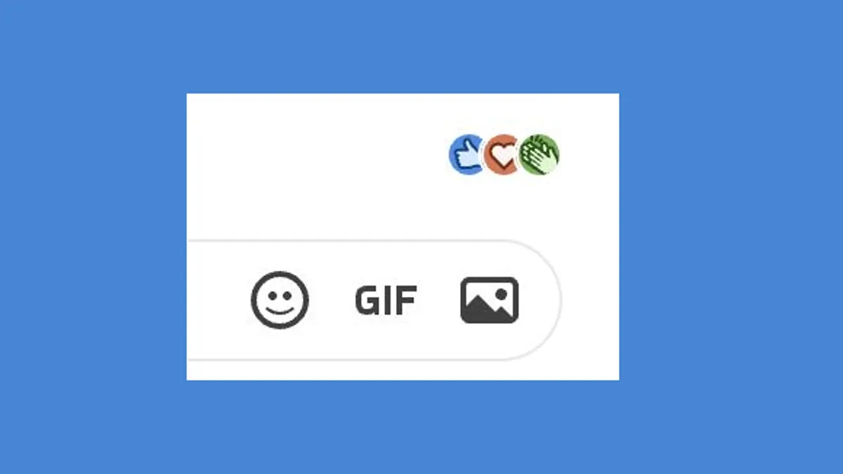LinkedIn GIFs in comments