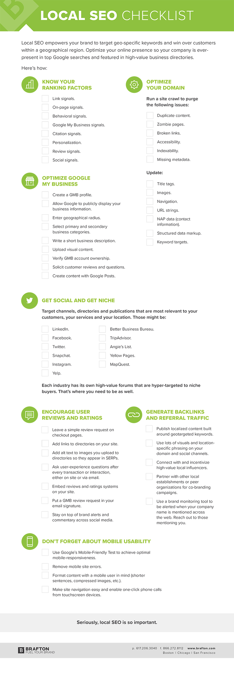 Local SEO checklist