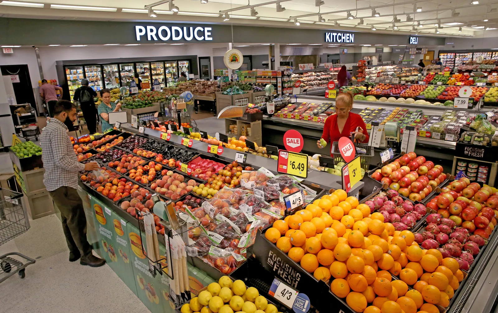 inside Stop & Shop store