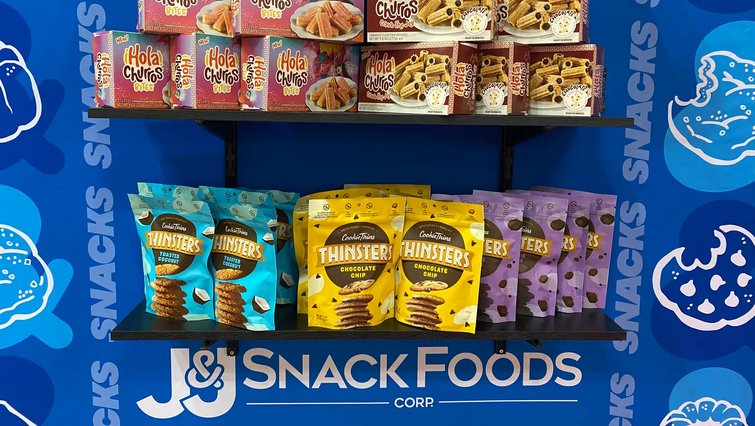 Products made by J&J Snack Foods.