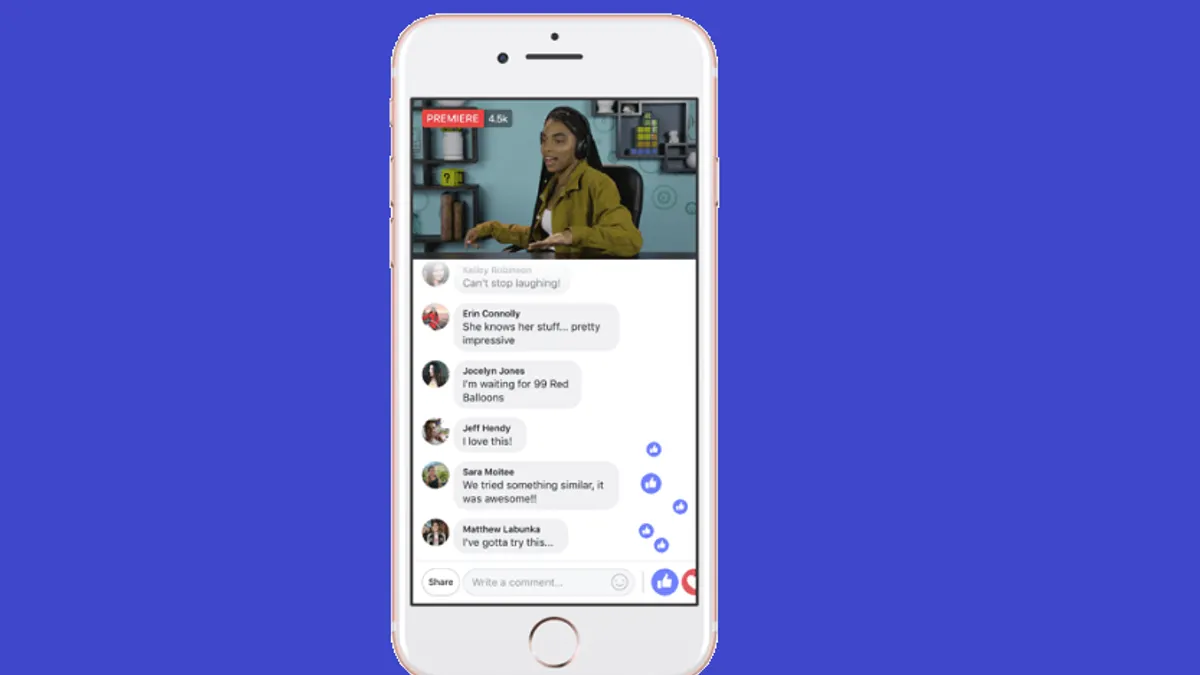Facebook Premiere