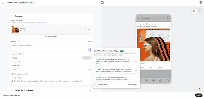 Reddit Smart Headlines