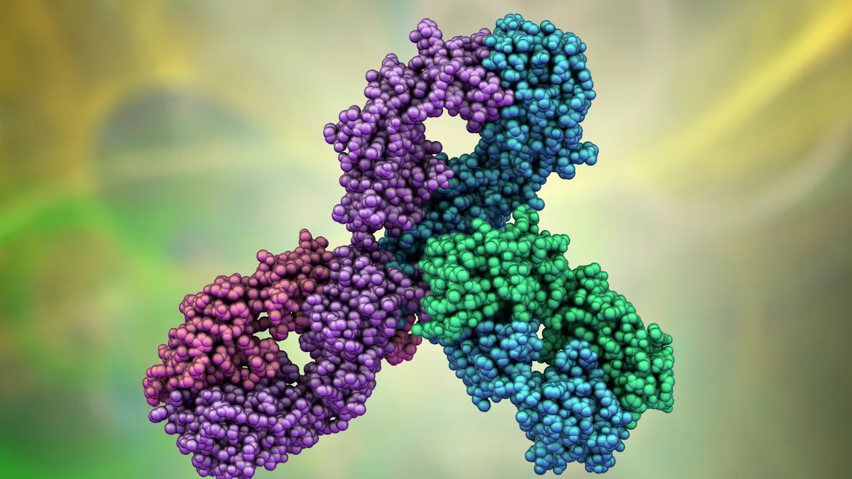 Pembrolizumab Keytruda molecular model