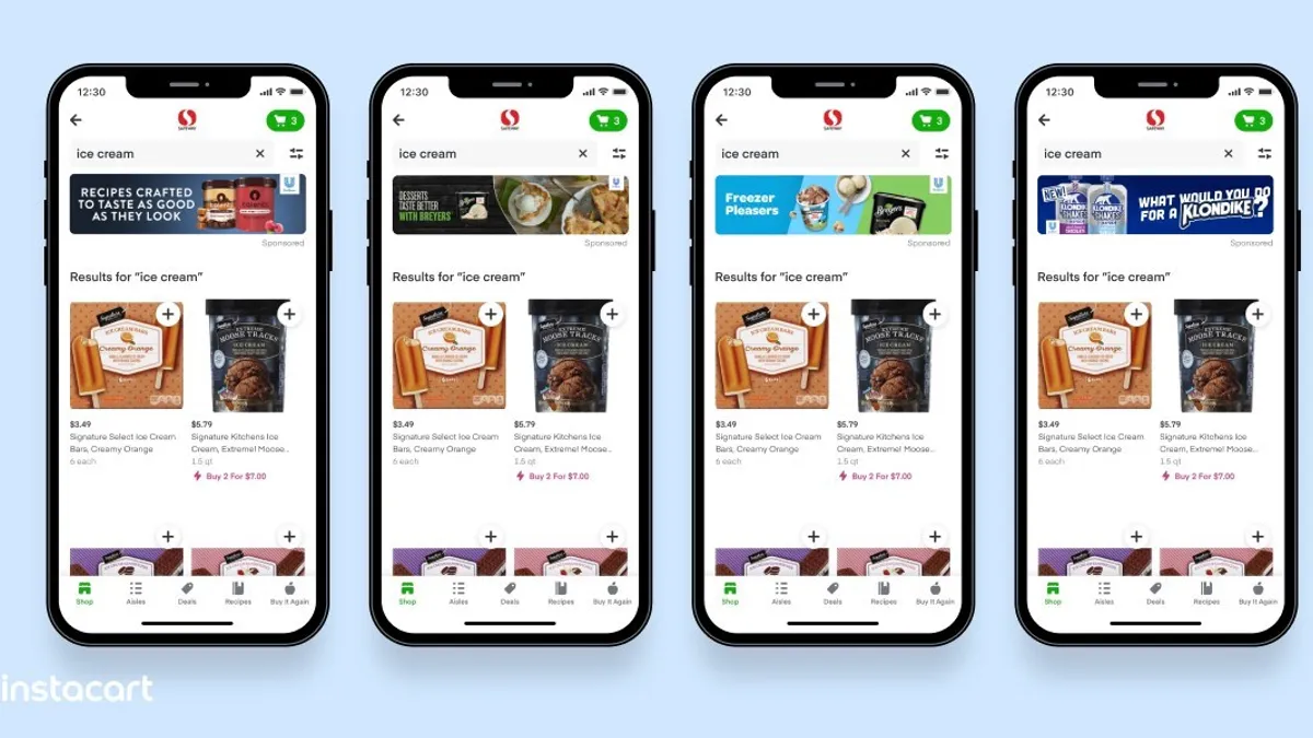 Instacart's new suite of display products