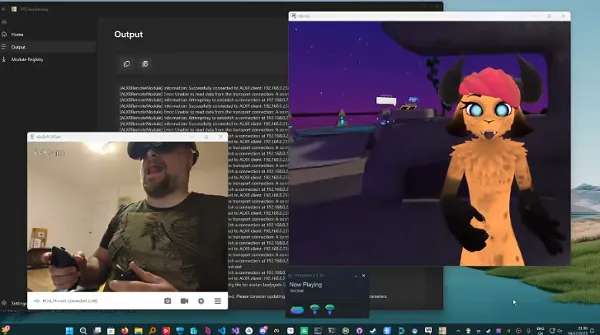 Meta VR tongue