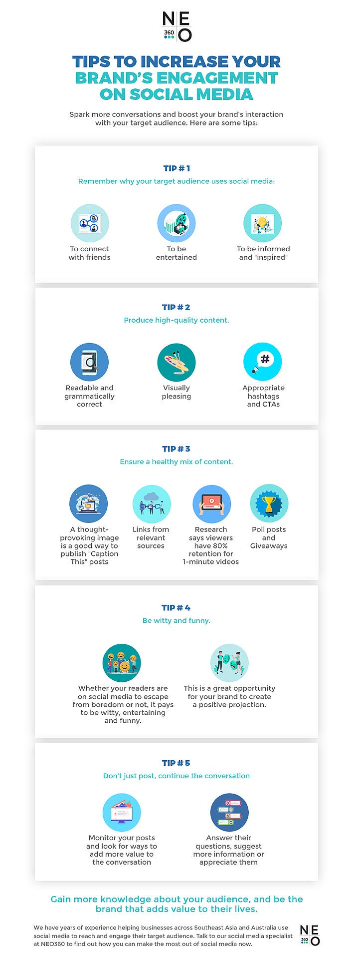 Social media engagement tips