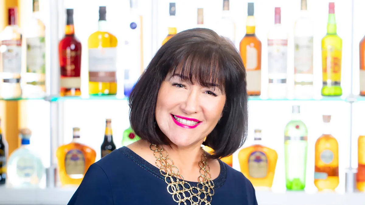 A headshot of Diageo CMO Syl Saller provided to Marketing Dive on March 24, upon the announcement of her retirement