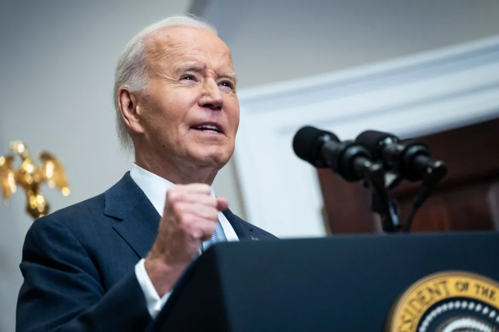 President Joe Biden speaks at the White House on Dec. 8, 2024.