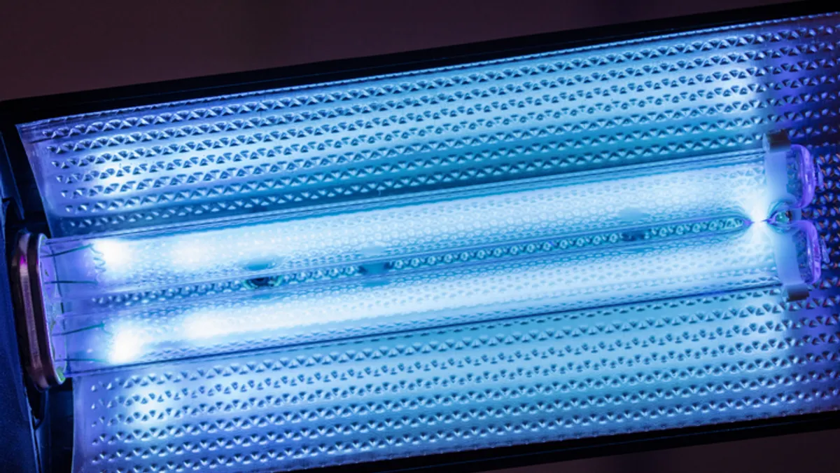 germicidal UV, UV lights in long-term care facilities