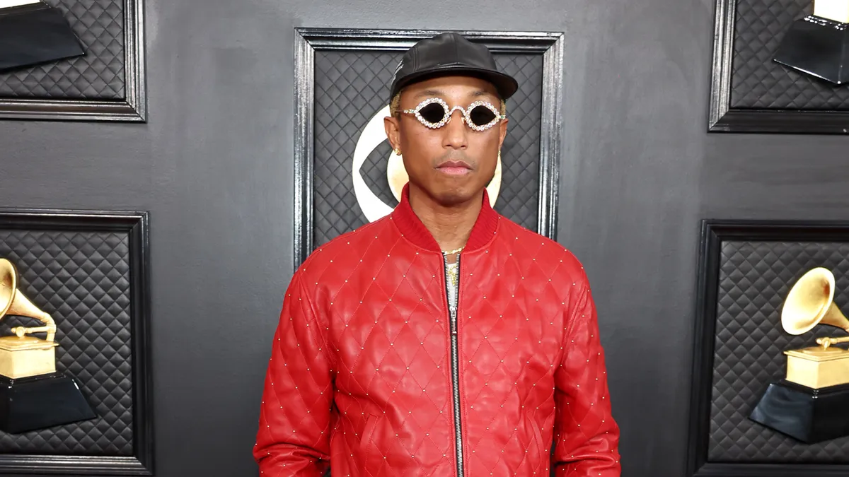 Pharrell Williams at the 65th Grammy Awards on Feb. 5, 2023.