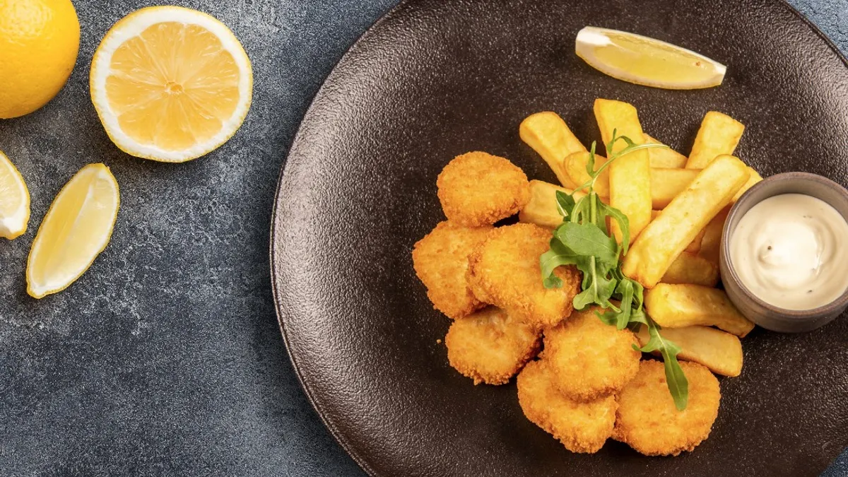 Plant-based fish and chips from Novish