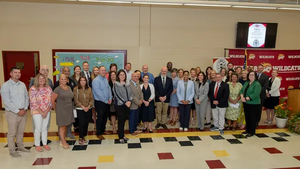 State representatives at Whittier Regional Vocational Technical High School in Haverhill.