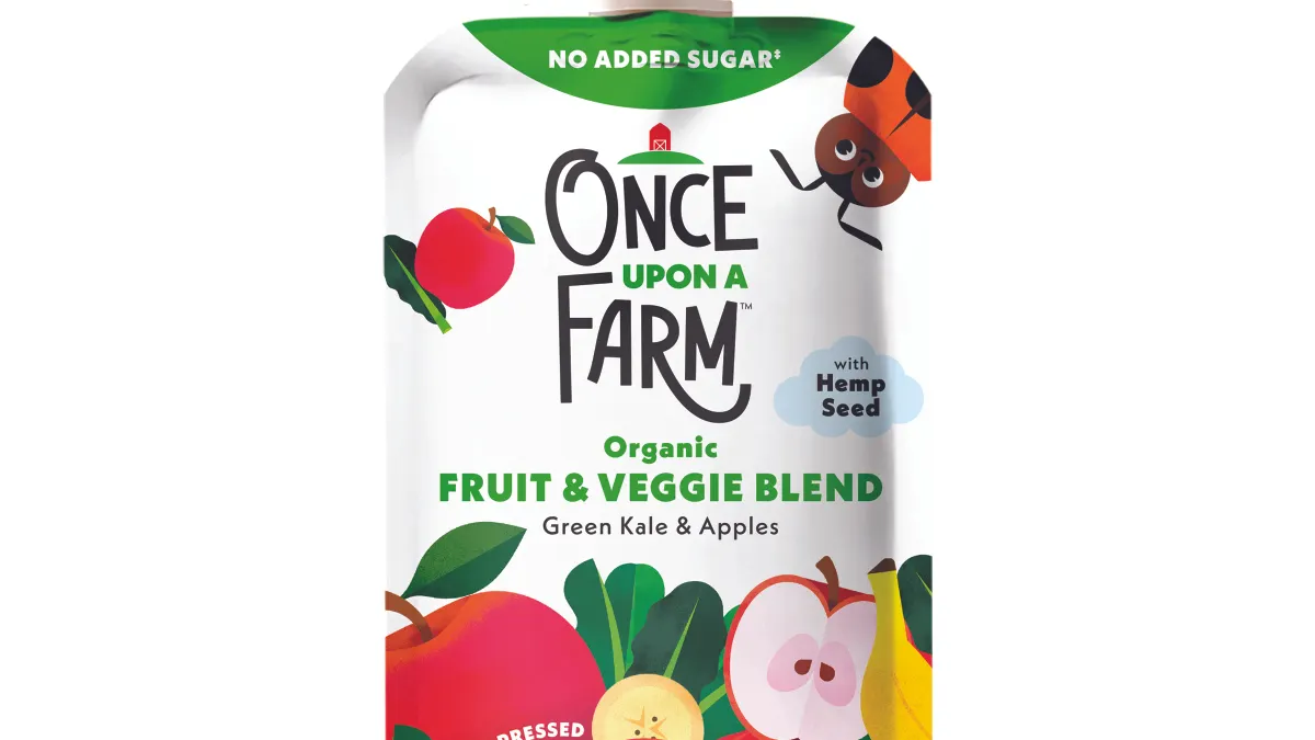 Once Upon a Farm Logo Fruit and Veggie Blend