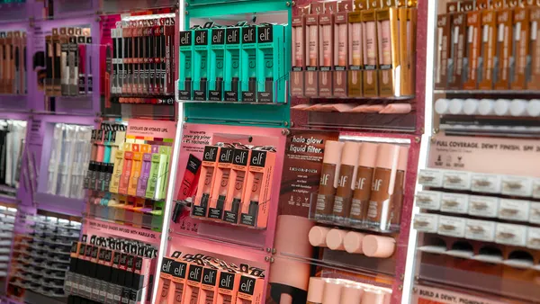 E.l.f. products on the shelf