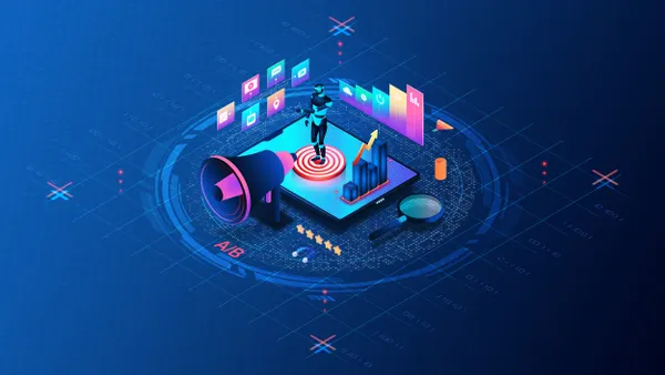 Marketing Automation and AI-driven Customer Insights Concept