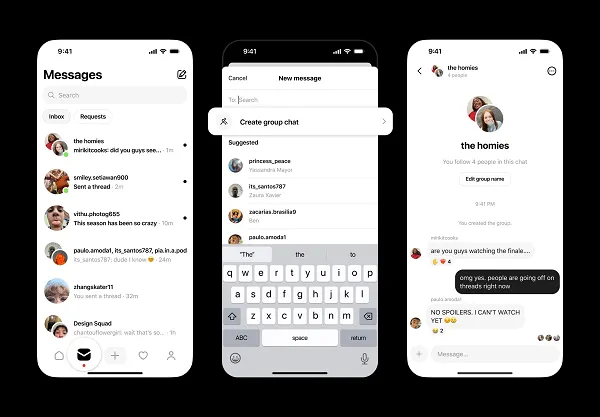 Threads Adds Group Chats, Expands DMs to Europe