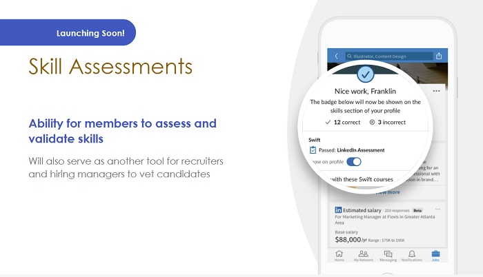 LinkedIn skill assesments
