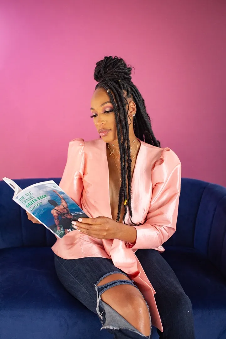 Image of person holding book