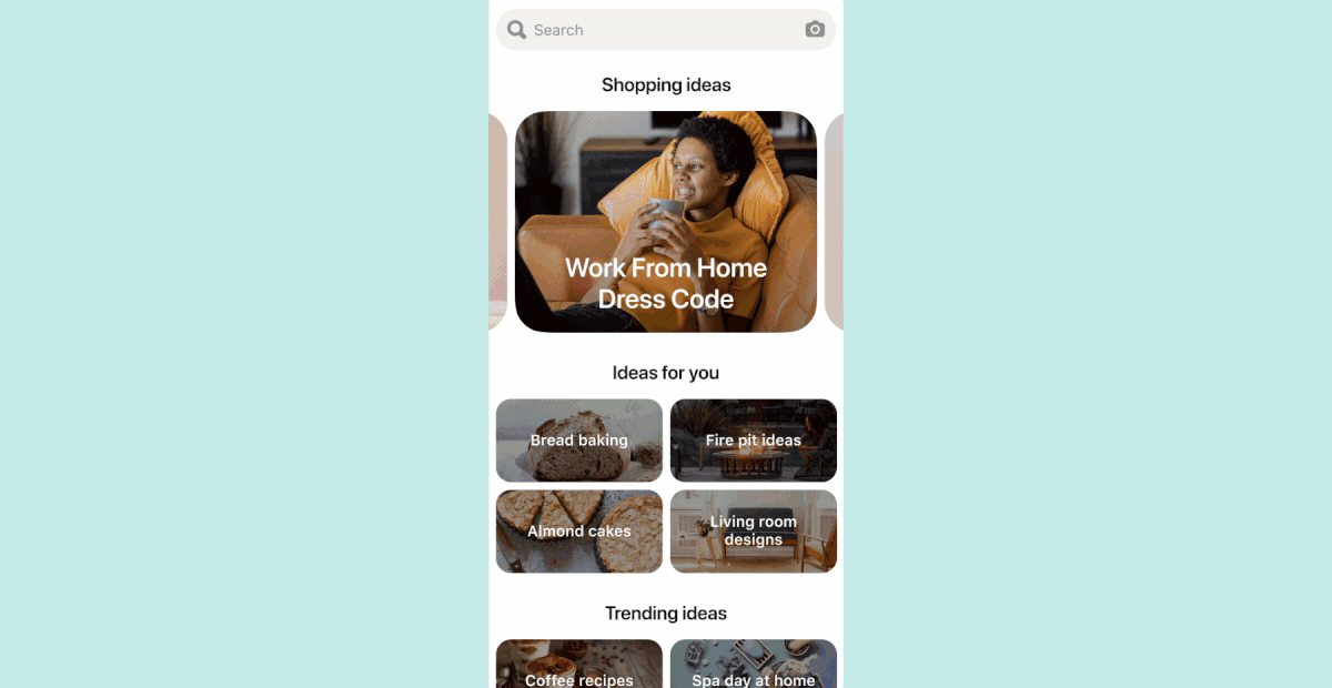 Pinterest Lens Buy tab