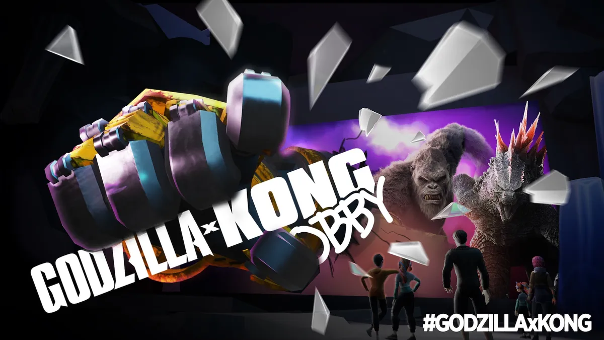 Godzilla x Kong Roblox trailer art