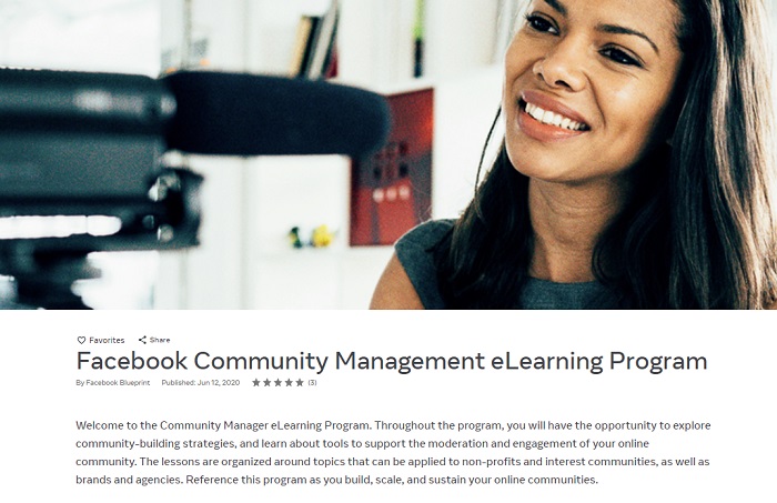 Facebook Community Management stream