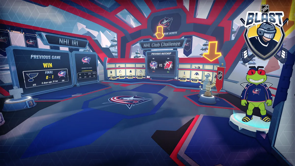 The NHL's Roblox space.